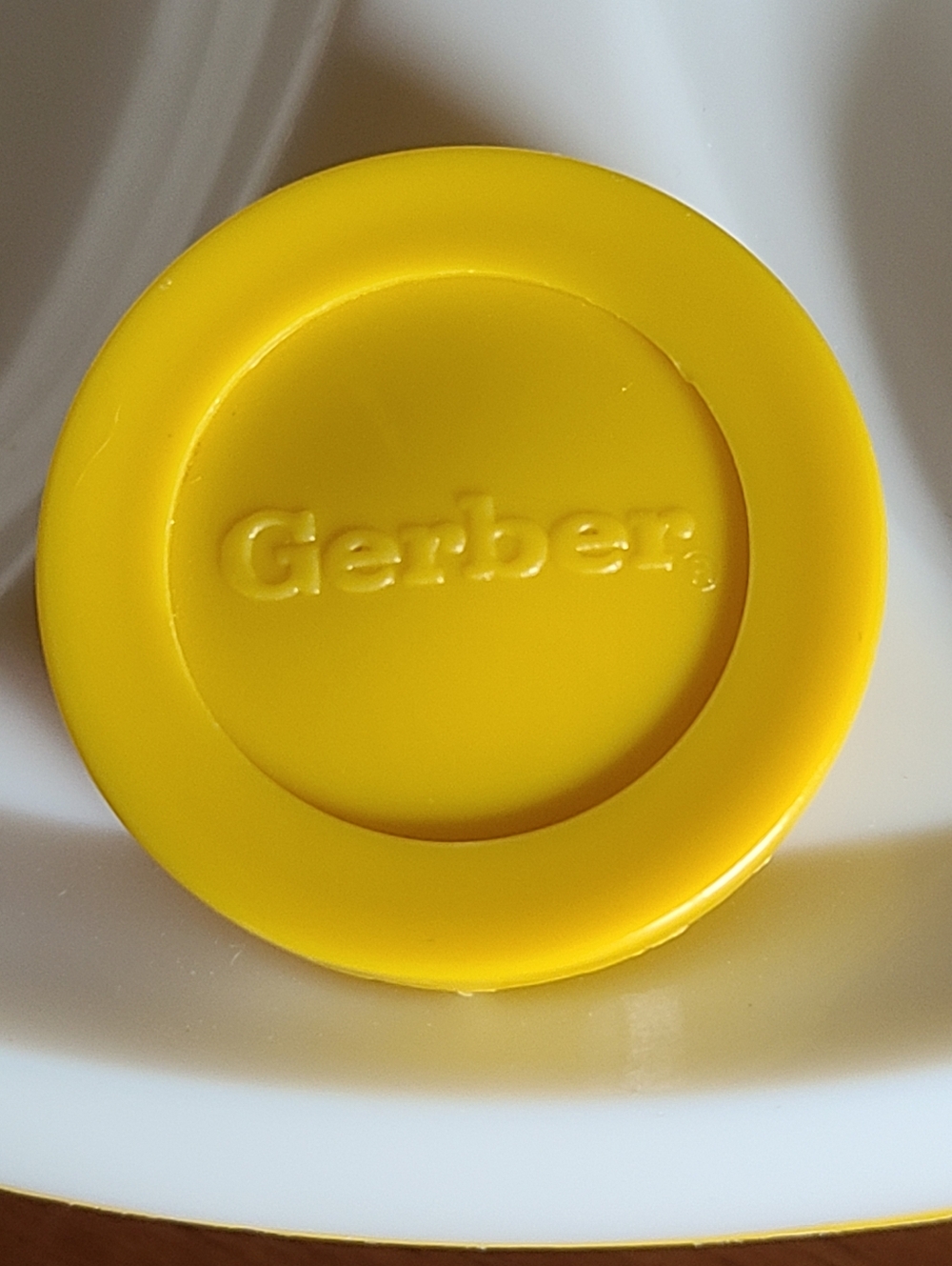 Vintage Gerber Hot / Cold Strong Suction Divided Plate for Babies Toddlers Kids - Picture 2 of 5